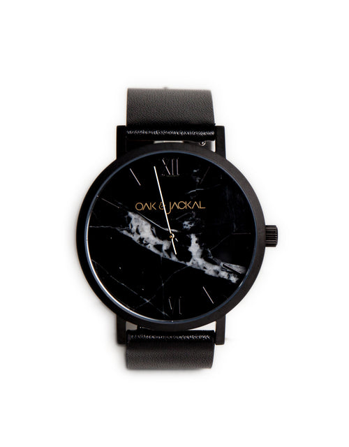 Black/Marble Timepiece