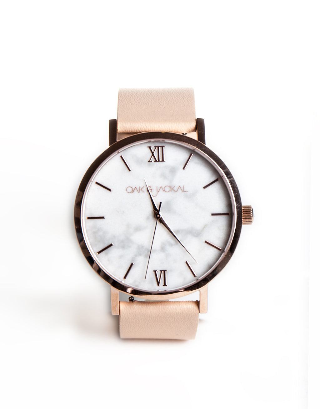 Rose Gold/Marble Timepiece